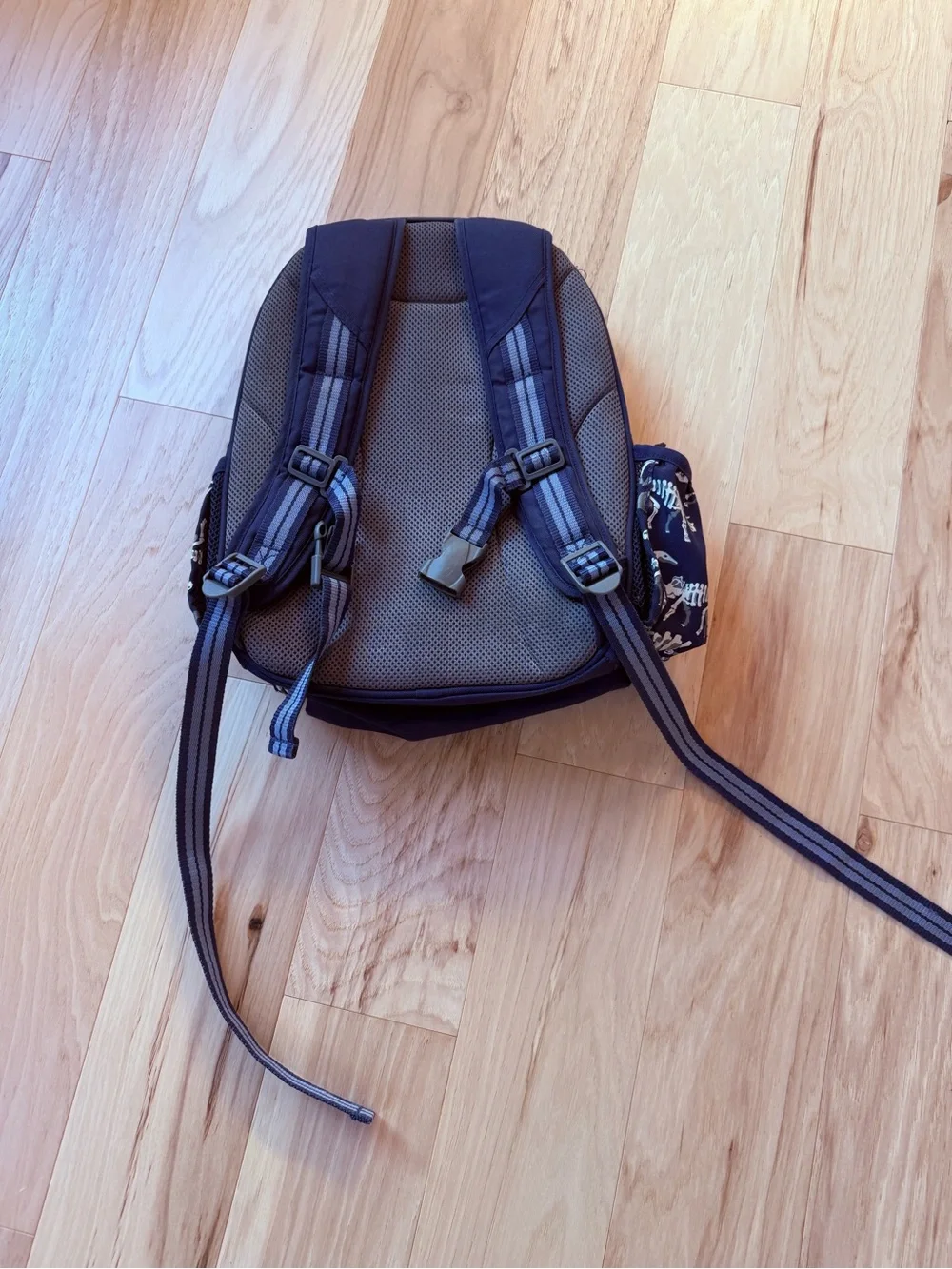 Pottery Barn Glow-in-the-Dark Dino Bones Navy Mackenzie Small Backpack